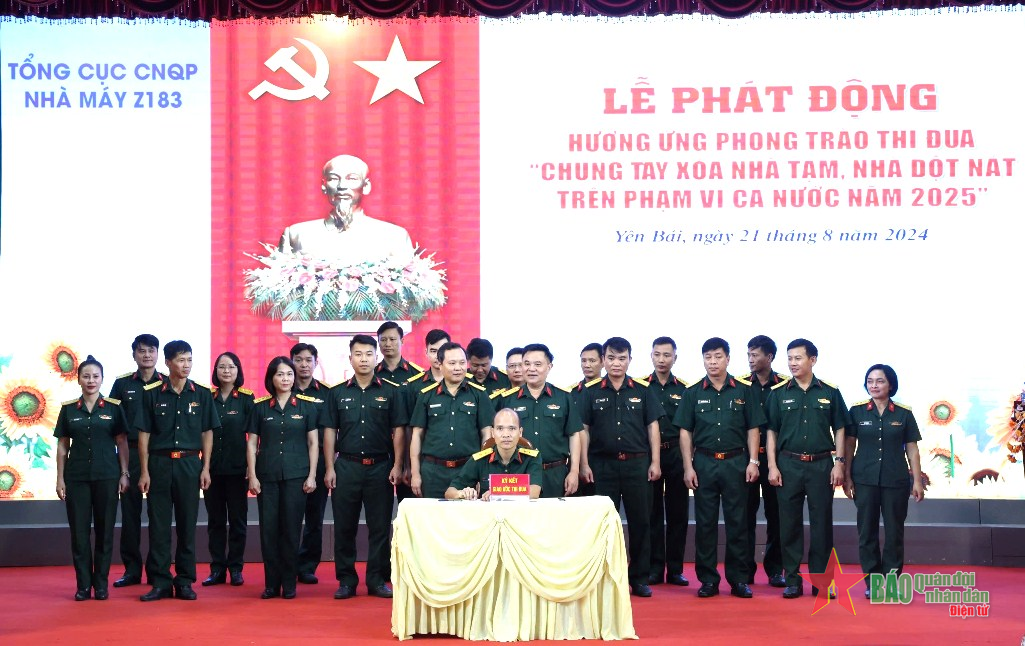 Nhà máy Z183 phát động hưởng ứng thi đua “Chung tay xóa nhà tạm, nhà dột nát”